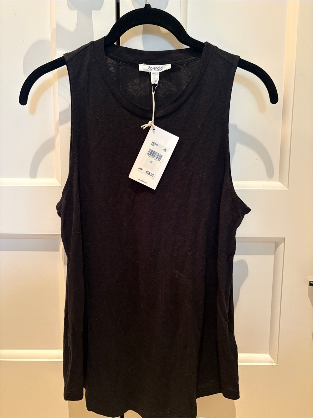 Splendid Black Sleeveless Tank